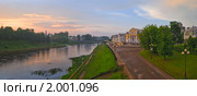 Торжок.Панорама исторической части города. Стоковое фото, фотограф Юрков Виктор Петрович / Фотобанк Лори