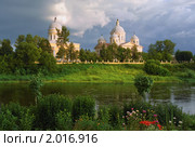 Торжок. Соборы Входа Господня в Иерусалим и Преображения Господня (2008 год). Стоковое фото, фотограф Юрков Виктор Петрович / Фотобанк Лори