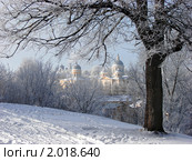 Торжок. Вид с бульвара на старый город (2008 год). Стоковое фото, фотограф Юрков Виктор Петрович / Фотобанк Лори