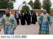 Приезд владыки в женский Спасо-Бородинский монастырь (2010 год). Редакционное фото, фотограф Ирина Фирсова / Фотобанк Лори