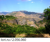 Ущелье в районе Гарни, Армения (2010 год). Стоковое фото, фотограф Татьяна Крамаревская / Фотобанк Лори