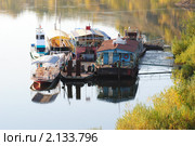 Пристань на реке Томь, Кемерово. Стоковое фото, фотограф Татьяна Королева / Фотобанк Лори
