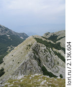 Горные вершины. Вид со смотровой площадки. Черногория (2005 год). Стоковое фото, фотограф Анастасия Коляскина / Фотобанк Лори