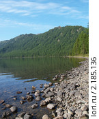 Нижнемультинское озеро, горный Алтай (2010 год). Стоковое фото, фотограф Александр Огурцов / Фотобанк Лори