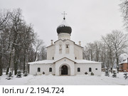 Церковь Иконы Божией Матери Державная  в Гдовской крепости (2010 год). Стоковое фото, фотограф Виктор Карасев / Фотобанк Лори