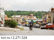 Город Чертков на Украине, центральная площадь Рынок (2008 год). Редакционное фото, фотограф Солодовникова Елена / Фотобанк Лори