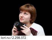 Девушка фотограф. Стоковое фото, фотограф Alechandro / Фотобанк Лори