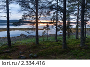 Белая ночь над заливом Белого моря. Стоковое фото, фотограф Михаил Иванов / Фотобанк Лори