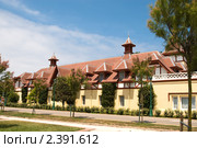 Конюшни на полуострове Магдалена в Сантандере (2009 год). Стоковое фото, фотограф Elena Monakhova / Фотобанк Лори