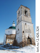 Церковь Троицы Живоначальной в Частоостровском (2011 год). Стоковое фото, фотограф Юрий Андреев / Фотобанк Лори