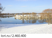Излучина Москвы-реки, Коломна, весна. Стоковое фото, фотограф Наталия Шевченко / Фотобанк Лори