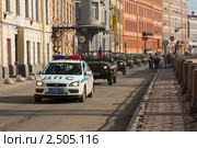 Репетиция парада 9 мая в Санкт-Петербурге (2011 год). Редакционное фото, фотограф Алексей Ширманов / Фотобанк Лори