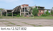 Руины авиабазы Нойтиф на Балтийской косе (2011 год). Стоковое фото, фотограф Сергей Куров / Фотобанк Лори