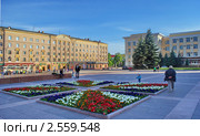 Площадь Ленина, город Брянск (2011 год). Редакционное фото, фотограф Александр Шилин / Фотобанк Лори