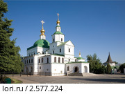 Храм Святых Отцов семи вселенских соборов. Даниловский монастырь (2011 год). Стоковое фото, фотограф Наталья Волкова / Фотобанк Лори