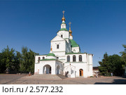 Храм Святых Отцов семи вселенских соборов. Даниловский монастырь (2011 год). Стоковое фото, фотограф Наталья Волкова / Фотобанк Лори