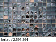 Фон из разбитых стеклянных блоков. Стоковое фото, фотограф Дудакова / Фотобанк Лори
