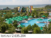 Аквапарк в Бердянске. Азовское море (2011 год). Редакционное фото, фотограф Галина Лукьяненко / Фотобанк Лори