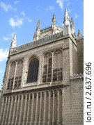 Город Толедо, стена монастыря Сан Хуан де лос Рейес (2005 год). Стоковое фото, фотограф Солодовникова Елена / Фотобанк Лори