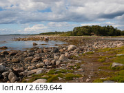 Каменистое побережье Белого моря (2007 год). Редакционное фото, фотограф Родион Власов / Фотобанк Лори