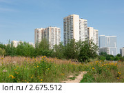 Жилые дома. Северное Чертаново. Москва (2011 год). Стоковое фото, фотограф E. O. / Фотобанк Лори
