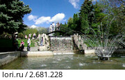 Пятигорск, каскадные фонтаны на улице имени Лермонтова (2011 год). Редакционное видео, видеограф Валерий Шилов / Фотобанк Лори