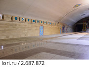 Казанский метрополитен. Станция "Кремлевская". (2011 год). Редакционное фото, фотограф Вадим Хомяков / Фотобанк Лори
