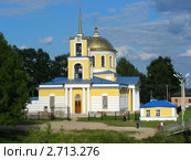 Тверская область. Церковь Успения Пресвятой Богородицы в Зубцове (2011 год). Стоковое фото, фотограф lana1501 / Фотобанк Лори