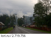 Горный Алтай. Село Узнезя (2011 год). Редакционное фото, фотограф Виктор Ковалев / Фотобанк Лори