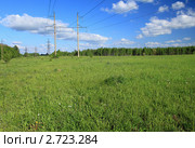 Высоковольтные ЛЭП. Казань, Татарстан. Стоковое фото, фотограф Вадим Хомяков / Фотобанк Лори