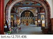 Зарайск. Кремль. Интерьер собора Усекновения Главы Иоанна Предтечи (2011 год). Редакционное фото, фотограф lana1501 / Фотобанк Лори