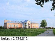 Школа в селе Абалак. Тобольский район, Тюменская область. Стоковое фото, фотограф Григорий Писоцкий / Фотобанк Лори