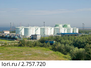 Хранилище нефтепродуктов. Стоковое фото, фотограф Александр Щепин / Фотобанк Лори
