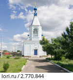 Храм Казанской иконы Божией Матери. Малая Минуса. Красноярский край (2011 год). Стоковое фото, фотограф Шичкина Антонина / Фотобанк Лори