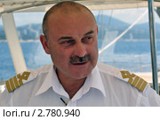 Капитан яхты "Scorpius"  Сергей Низовцев (2011 год). Редакционное фото, фотограф Анна Мартынова / Фотобанк Лори