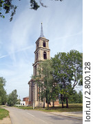 Город Венёв. Николаевская колокольня (2011 год). Стоковое фото, фотограф Сергей Лаврентьев / Фотобанк Лори