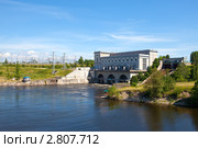 Нарвская гидроэлектростанция (2010 год). Стоковое фото, фотограф Куликов Константин / Фотобанк Лори