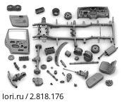 Детали автомобиля. Стоковая иллюстрация, иллюстратор WalDeMarus / Фотобанк Лори