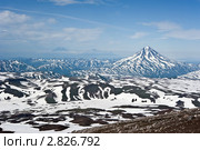 Вид с вершины вулкана Горелый (Камчатка) Стоковое фото, фотограф Борис Иванов / Фотобанк Лори