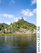 Замок Reichsburg Cochem в городе Кохем. Германия (2011 год). Стоковое фото, фотограф Владимир Чинин / Фотобанк Лори
