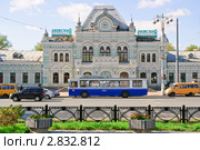 Москва. Общественный транспорт у Рижского вокзала (2010 год). Редакционное фото, фотограф Алёшина Оксана / Фотобанк Лори