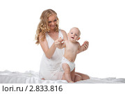 Малыш с мамой. Стоковое фото, фотограф Гурьянов Андрей / Фотобанк Лори