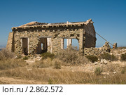 Руины на острове Табарка (Испания) (2010 год). Стоковое фото, фотограф Борис Иванов / Фотобанк Лори