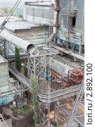Монтаж газохода большого диаметра. Стоковое фото, фотограф Кекяляйнен Андрей / Фотобанк Лори