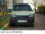 Легковой автомобиль "Ока" Extreme / ВАЗ-11113 ЗМА (КАМАЗ) фронтальный вид (2010 год). Редакционное фото, фотограф Родион Власов / Фотобанк Лори