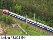 Железная дорога - поезд (2009 год). Редакционное фото, фотограф Кекяляйнен Андрей / Фотобанк Лори