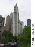 Здание Вулворт-Билдинг. Нью-Йорк. США (2011 год). Редакционное фото, фотограф Аркадий Захаров / Фотобанк Лори