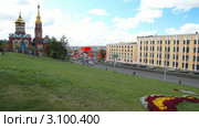 Ижевск, улица Карла Маркса (2011 год). Стоковое видео, видеограф Кирилл Трифонов / Фотобанк Лори