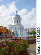 Храм Пресвятой Троицы города Озёры (2011 год). Редакционное фото, фотограф Елена Блохина / Фотобанк Лори