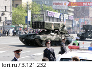 Парад Победы 9 мая в Москве. Новый Арбат. Пехота (2010 год). Редакционное фото, фотограф Ярослав Каминский / Фотобанк Лори
